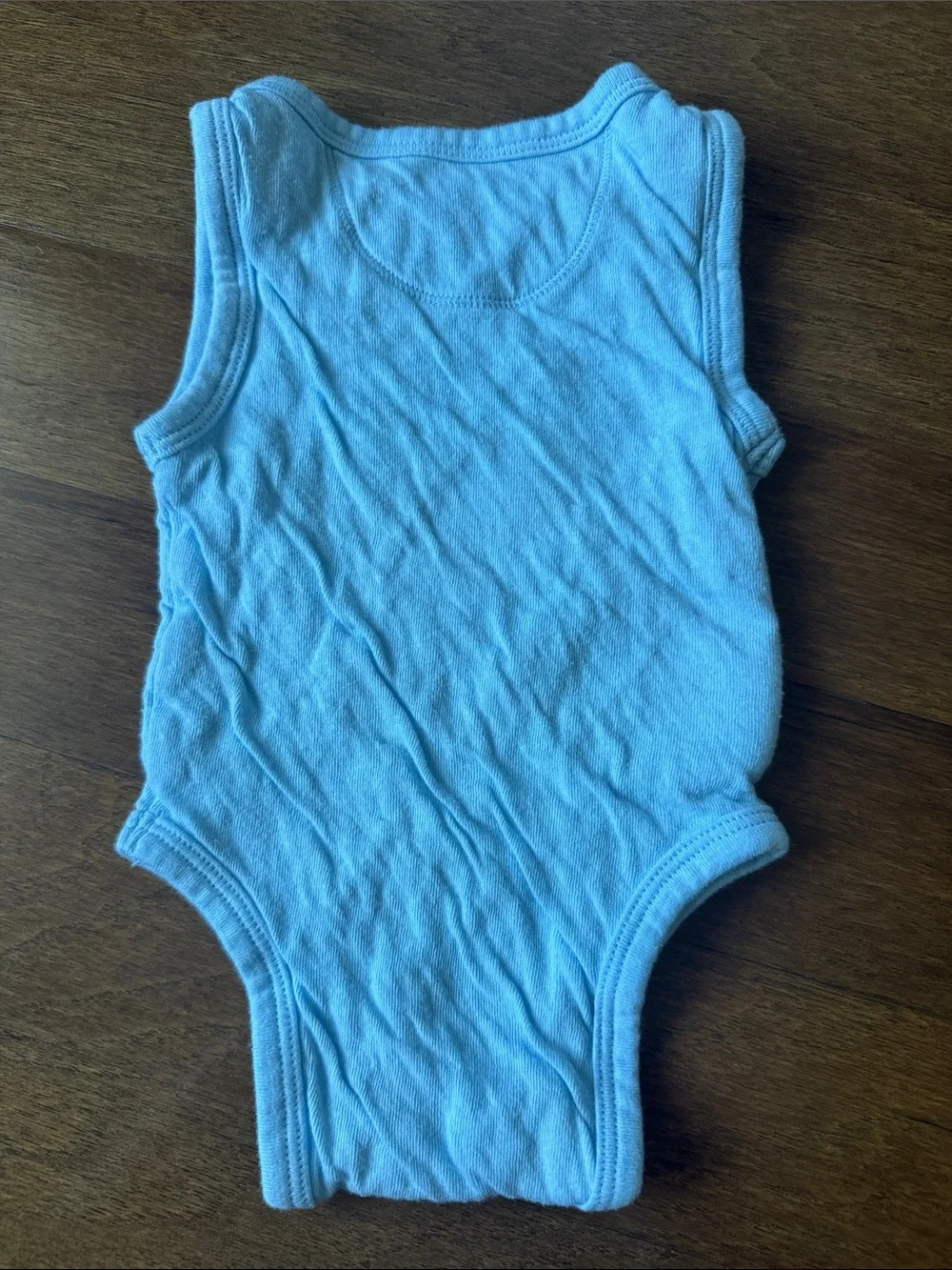 Country Road organic cotton Light Blue Sleeveless Baby One-Piece